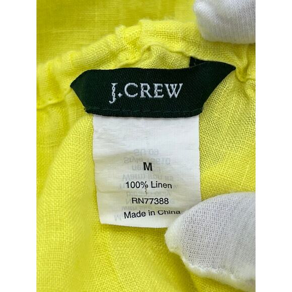 J. CREW Yellow Linen Sundress (Womens Size: Medium) - Picture 10 of 11